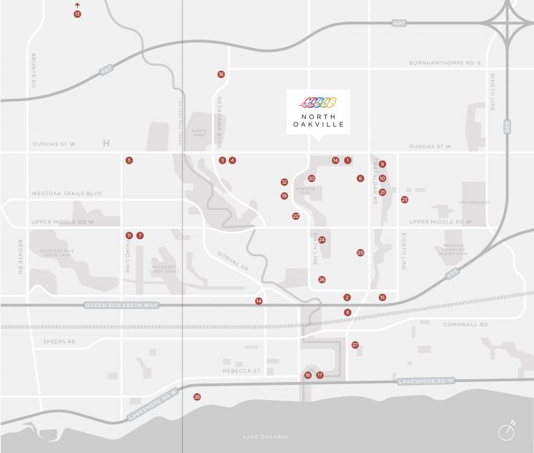 Area Amenities North Oakville