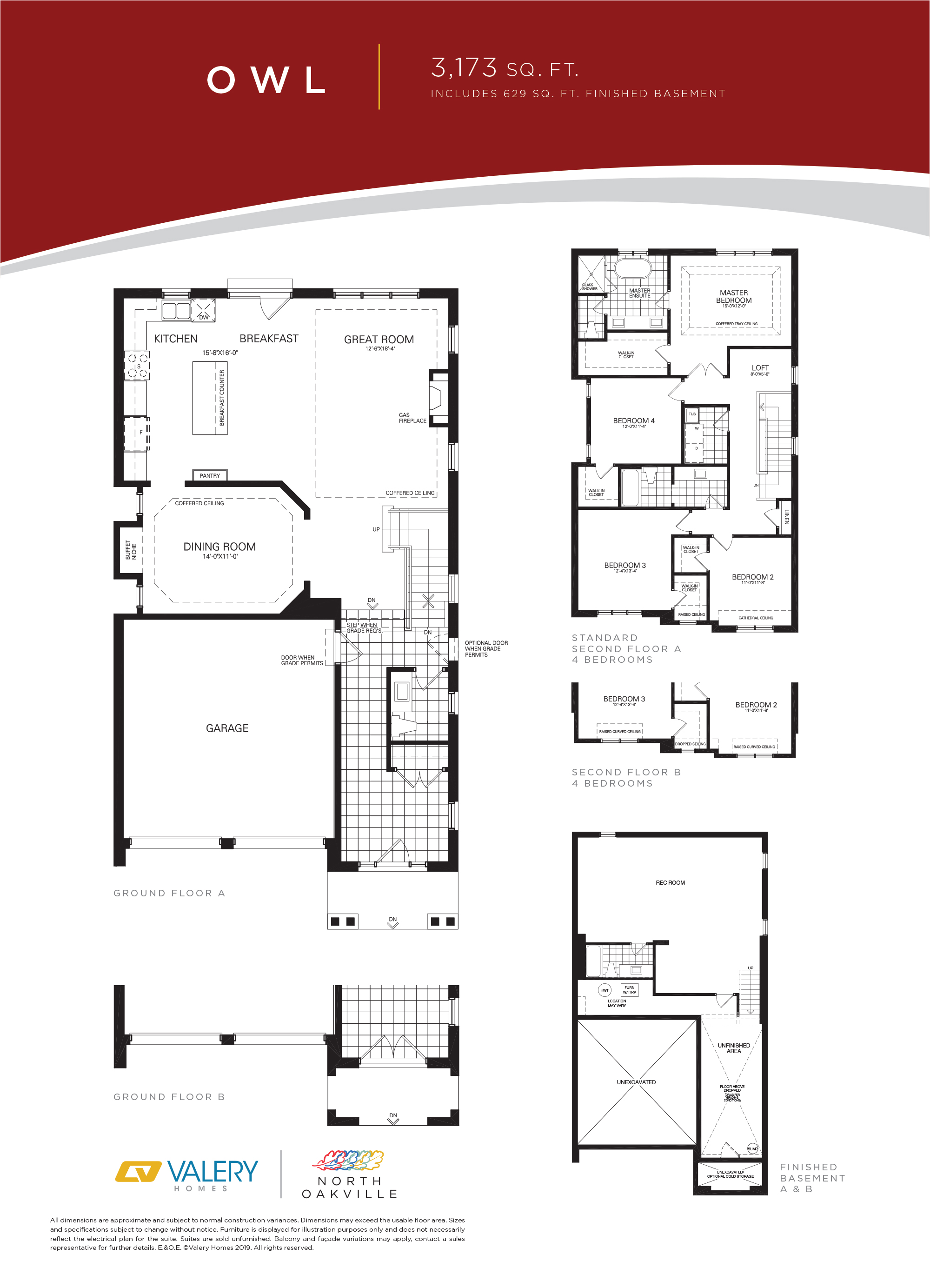 Floor Plans North Oakville