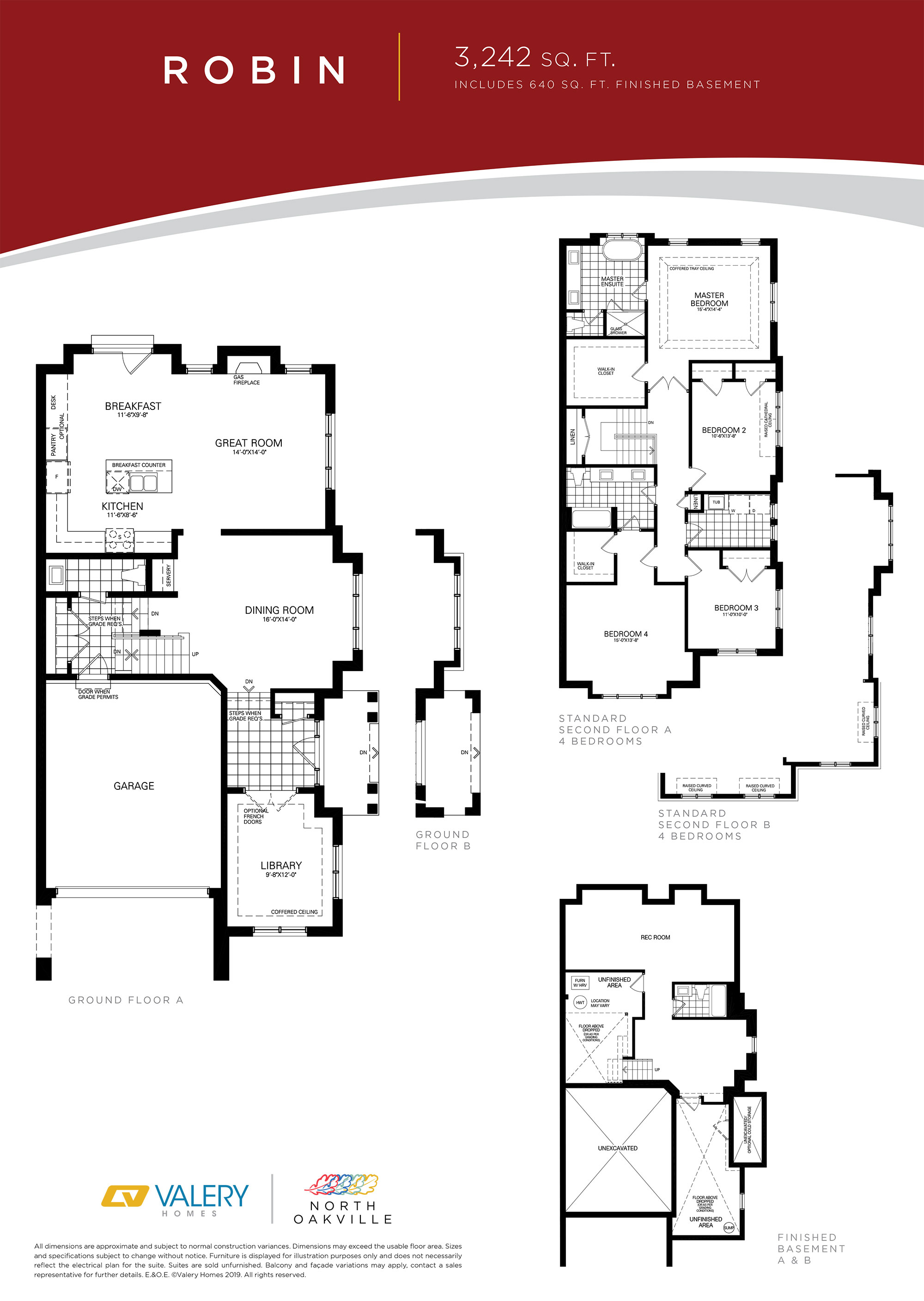 Floor Plans North Oakville