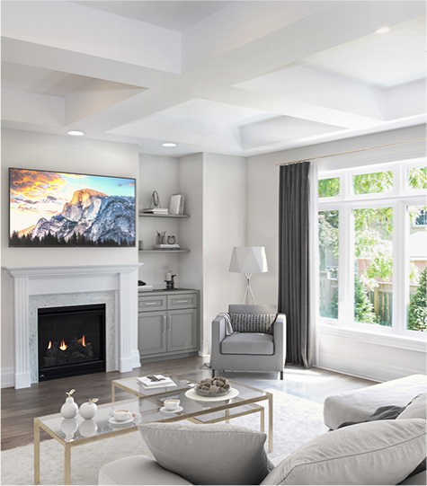 North Oakville Living Room by Valery Homes